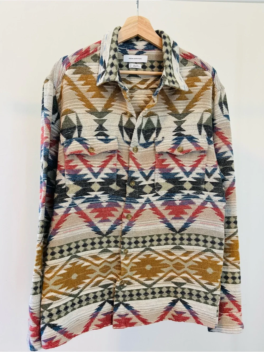 Urban Outfitters Aztec Western Shacket | 100% Cotton | Unisex